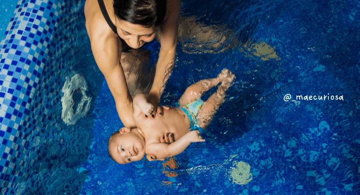 Os 10 benefícios da natação para bebês