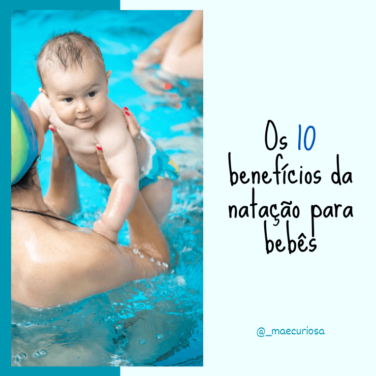 Os 10 benefícios da natação para bebês